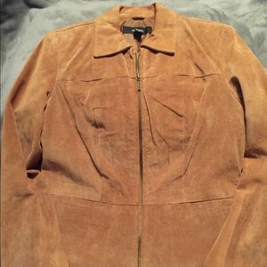 Brown suede Alfani women’s jacket